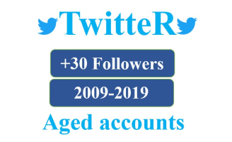 [货号8587]Twitter推特账号 | 2009-2019年老号 | 已设置头像 | @firstmail邮箱认证 | 30-1000粉丝 | 支持auth_token+2FA双重登录-海外粉丝吧