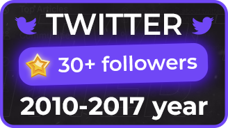 [货号1024]Twitter推特账号 | 2007~2017老账号 | 30+粉丝 | 通过邮箱认证 | 随机国家IP注册 | 支持auth_token登录-海外粉丝吧
