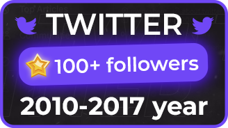[货号1025]Twitter推特老账号 | 2007~2017老账号 | 100+粉丝 | 通过邮箱认证 | 随机国家IP注册 | 支持auth_token登录-海外粉丝吧